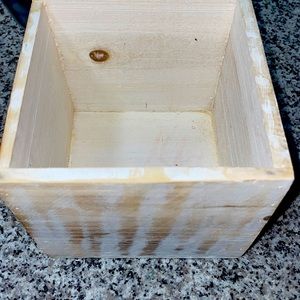 Wooden Vase. Walnut.